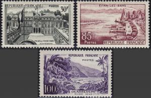 France - 1959 - Scott #907-09 - complete set MNH