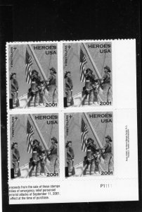 B2 Heroes of 2001, MNH LR-PB/4 (#P1111)