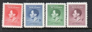 New Guinea Sc 48-51 1937  Coronation George VI stamp set mint NH