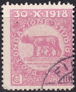 Fiume 1919 Sc B5 used forgery