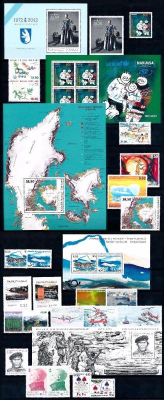 [65344] Greenland 2012 Year Set  MNH