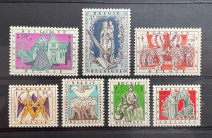 Belgium 1957 : Sc# B612-18 Full set MNH VF