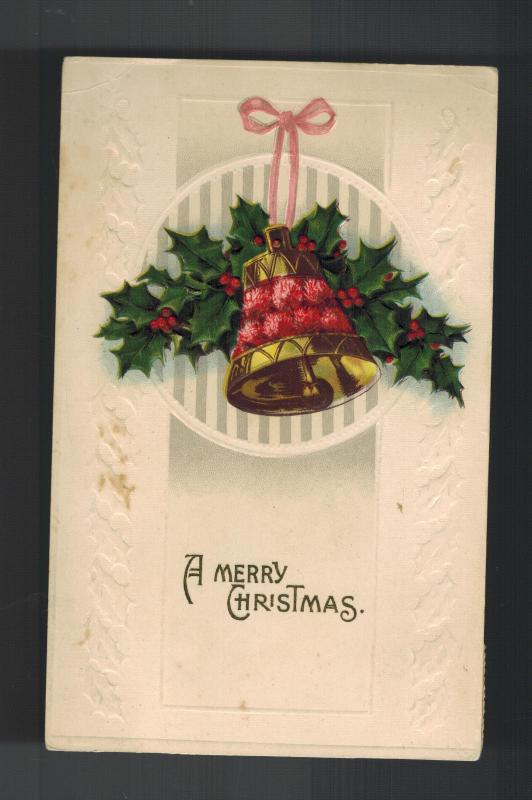 1915 Woodhaven NY USA Cover Santa Claus Christmas seal  Postcard