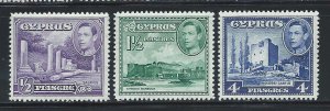 CYPRUS SC# 164-6 F-VF LH 1951