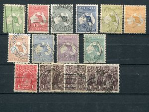 Australia  #1 - 10 Used  F-VF - Lakeshore Philatelics