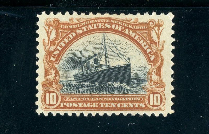 USAstamps Unused FVF US 1901 Pan-American Navigation Scott 299 OG MHR