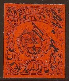 Columbia #65 Bright Stamp CV$ 67.50