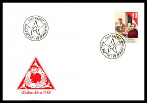 Liechtenstein 895-897 Christmas Set of Three U/A  FDCs VF