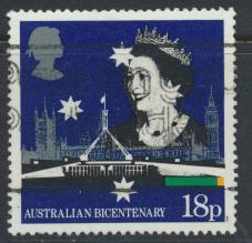 Great Britain SG 1397  Used   - Australia BiCentenary