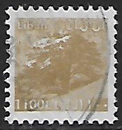 Lebanon # 543a - Cedar Tree - used....{BLW9}