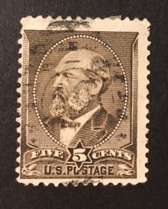 United States, US Sc. #205, used CV $12.00