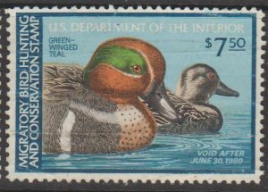 U.S.  Scott #RW46 Duck Stamp - Used Single