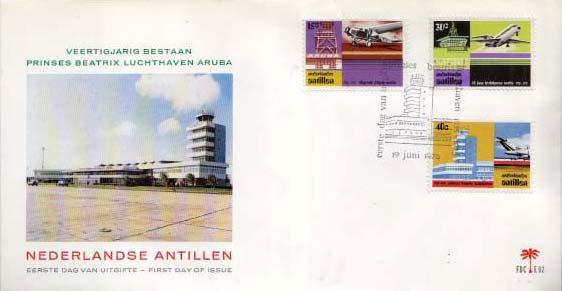 Netherlands Antilles, First Day Cover, Aviation