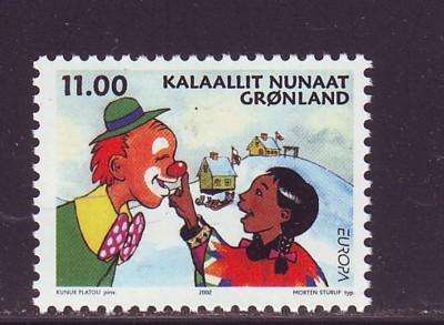 Greenland Sc 396 2002 Europa stamp mint NH