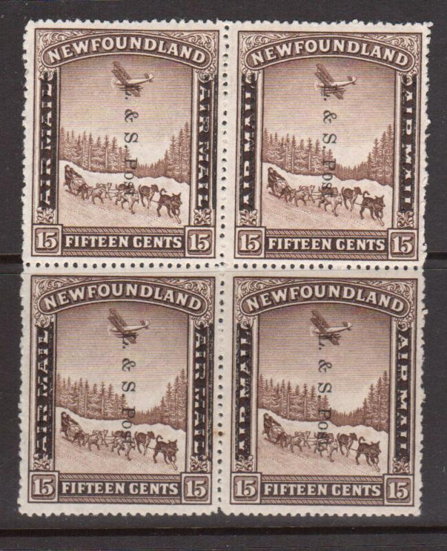 Newfoundland #211 VF/NH Block