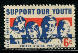 1342 US 6c Support Our Youth, used