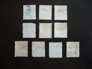 Stamps - New Zealand - Scott# 130-139 - Used Set of 10 Stamps