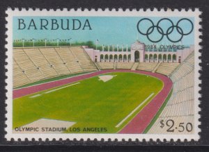 1984 Barbuda Olympic Stadium Los Angeles $2.50 MNH Sc# 632 CV $1.50