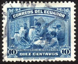 1937, Ecuador 10c, Used, Sc 363