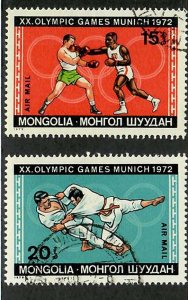 Mongolia; Scott C25-C26; 1972; Used