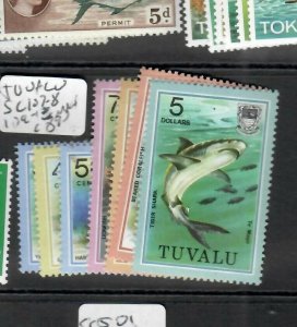 TUVALU  (P2904BB) FISH      SC 107-8, 109-112         MNH 