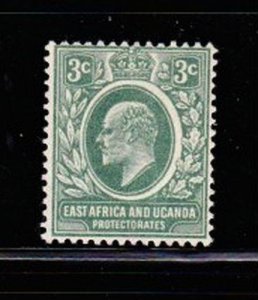 Album Treasures East Africa and Uganda Scott # 32  3c Edward VII Mint NH