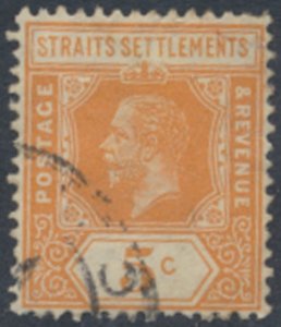 Straits Settlements    SC# 186a   Used   wmk crown CA script Die I see detail...