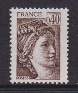 France  #1658  MNH  1981   Sabine  40c