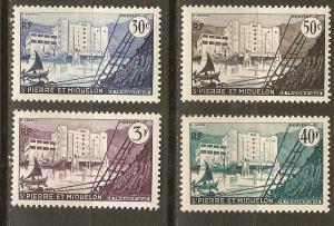 St. Pierre & Miquelon 346-9 Y&T 348-51 MLH VF 1955 SCV $7.50