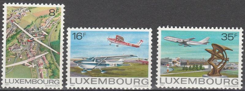 Luxembourg #663-5 MNH F-VF  CV $2.80 (SU3828)