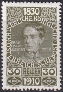 Austria 1910 Sc 137 MNH**