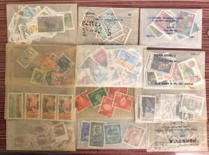 Worldwide mixed 12 glassine packet used stamp