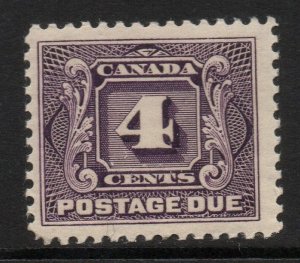 CANADA SGD5 1928 4c VIOLET POSTAGE DUE MNH