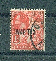 Barbados sc# MR1 (2) used cat value $.25