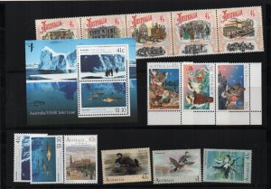 Australian Mint Stamps MNH - range from 1990s per image (34160)