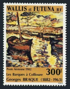 Wallis & Futuna C113, MNH. Mi 410. Painting 1982. Boats at Collioure. G.Braque.