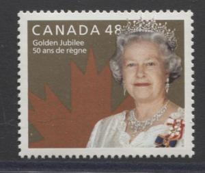 Canada #1932 48c Golden Jubilee Issue NF/DF Paper Weak Tag VF-84 NH