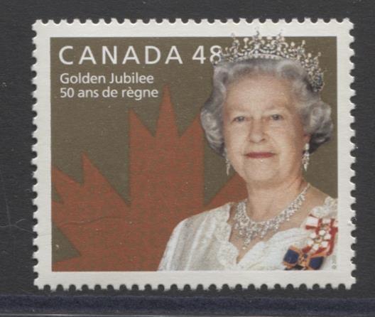 Canada #1932 48c Golden Jubilee Issue NF/DF Paper Weak Tag VF-84 NH
