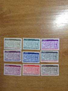 Andorra French Administration  #  310-318  MNH