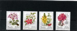 NAMIBIA 1994 Sc#762-765 FLORA FLOWERS SET OF 4 STAMPS MNH 