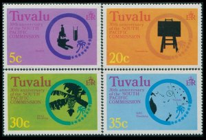 1977 Tuvalu 46-49 30 years of the South Pacific Commission