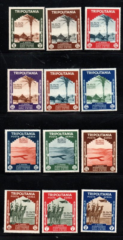 Tripolitania 73-78, C43-C48 Set Mint hinged