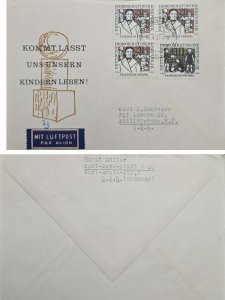 CMI) 1957. DEMOCRATIC GERMANY. CHILDCARE. FDC. CHILDREN LIVE. XF