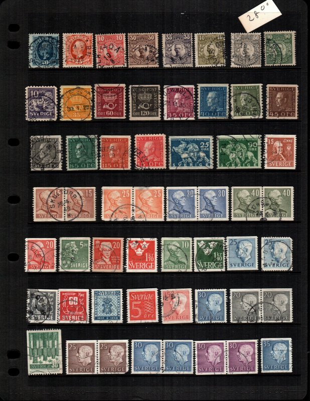 Sweden 48 diff  and used cat $28.00