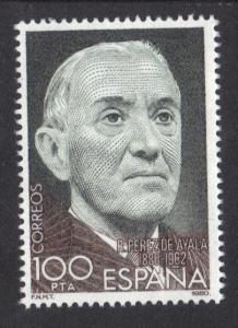 Spain 1980  MNH Ramon Perez de Ayala complete