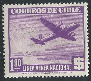 Chile #C119 1.80p Plane and Radio Tower