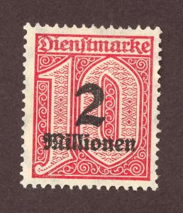 Germany  SC# O38   MH