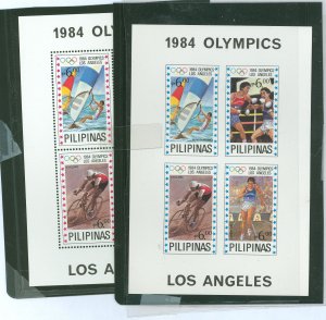 Philippines #1705/1705I Mint (NH) Souvenir Sheet (Olympics) (Sports)