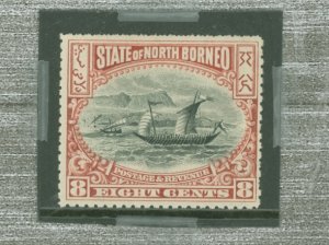 North Borneo #85v Mint (NH) Single