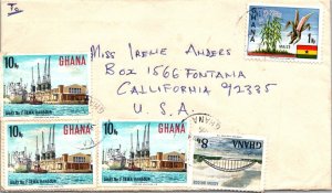 Ghana 1980?  - Cover To Fontana CA - F66986